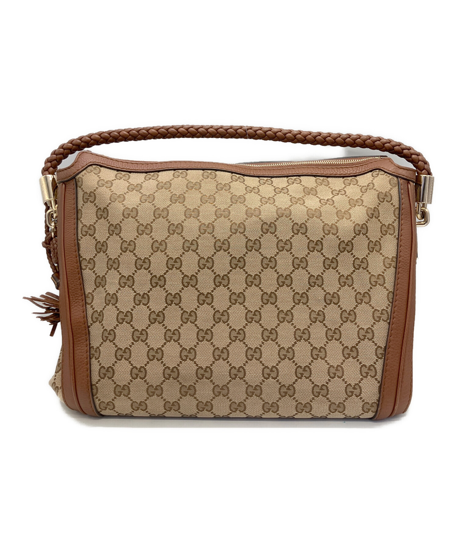 中古・古着通販】GUCCI (グッチ) ハンドバッグ GG ベラ ブラウン