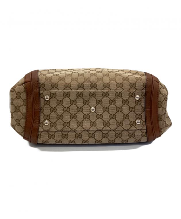 グッチ　ブラウン ハンドバッグ 中古・古着通販】GUCCI (グッチ) ハンドバッグ GG ベラ ブラウン