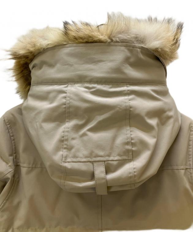 値下中！カナダグース　ファー付きベージュダウンジャケット 中古・古着通販】CANADA GOOSE (カナダグース) ダウンジャケット