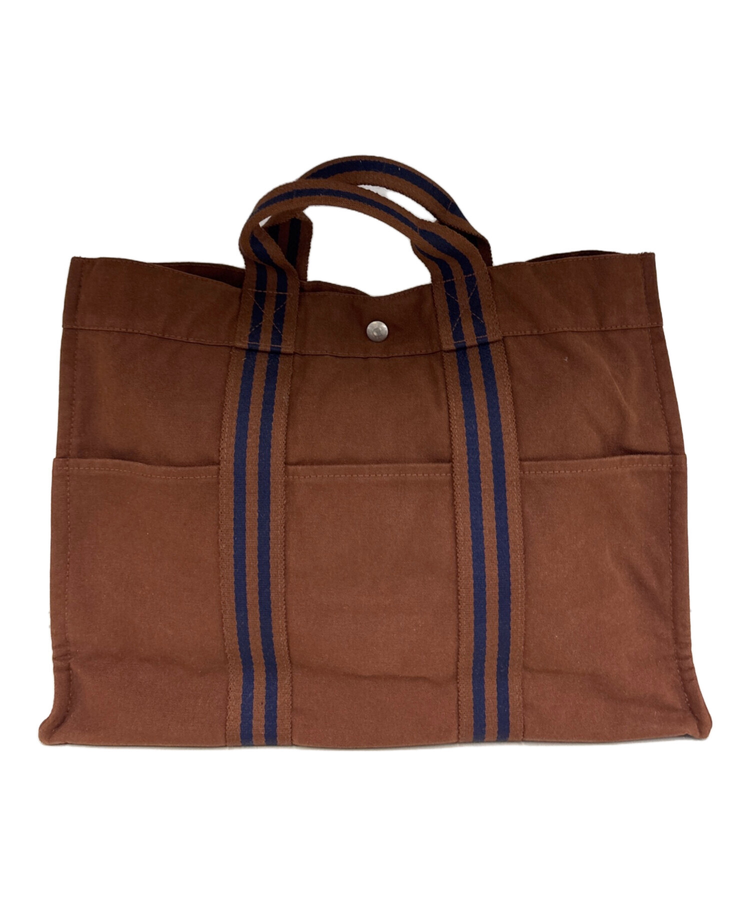 HERMES エルメス フールトゥ トートバッグ ブラウン 中古・古着通販】HERMES (エルメス) トートバッグ フールトゥMM