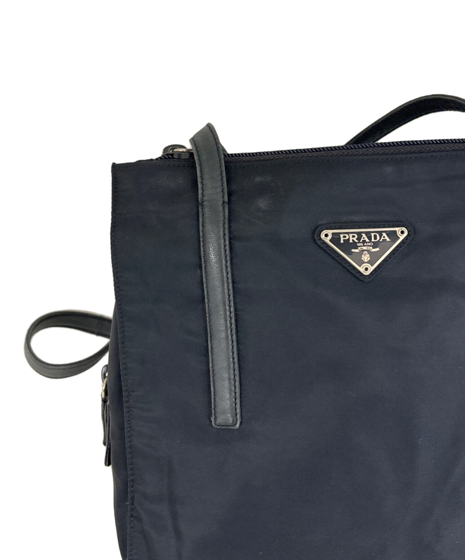 良品　美品　PRADA ショルダーバッグBK 中古・古着通販】PRADA (プラダ) ショルダーバッグ ブラック｜ブランド