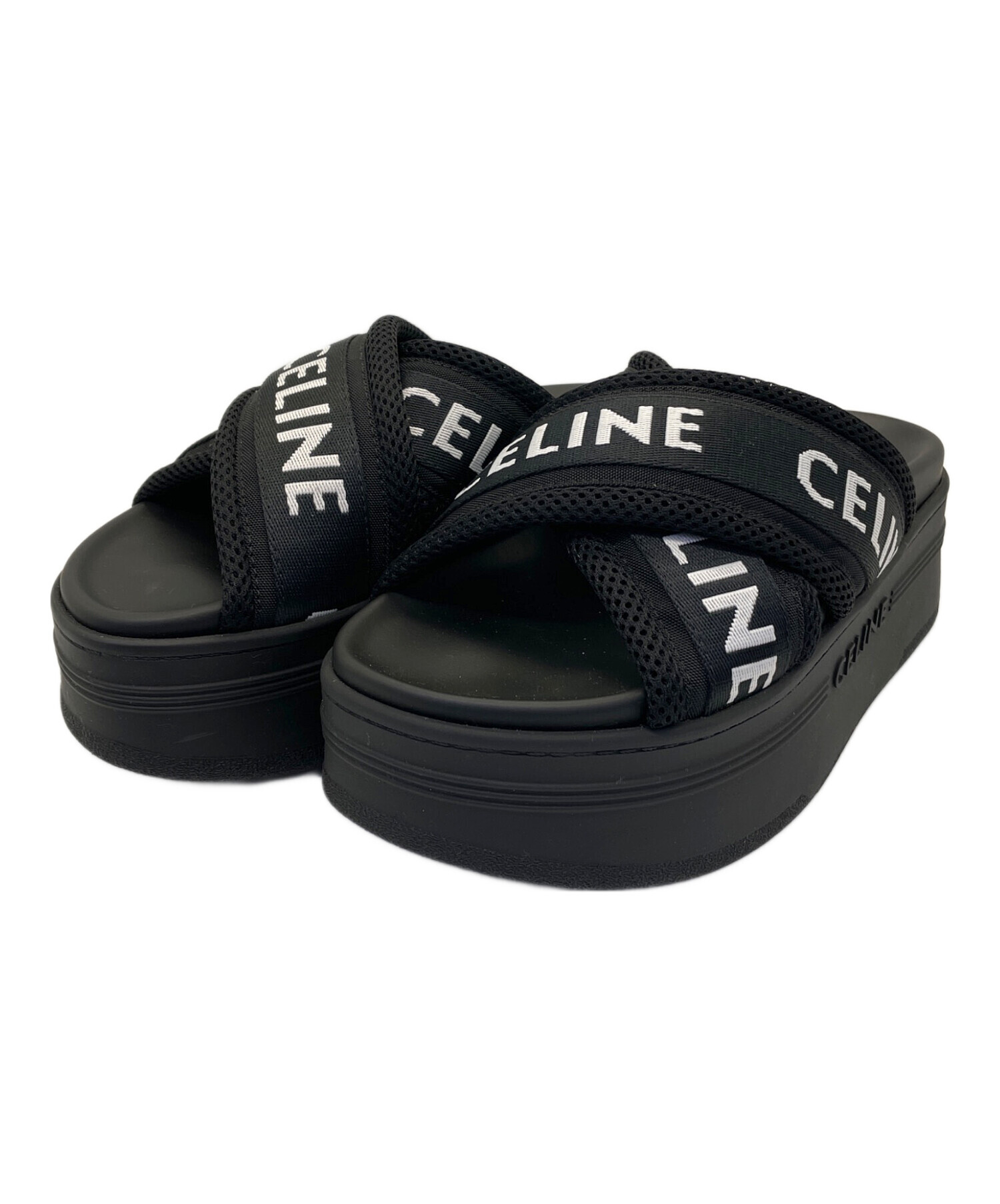 中古・古着通販】CELINE (セリーヌ) クロスストラップサンダル