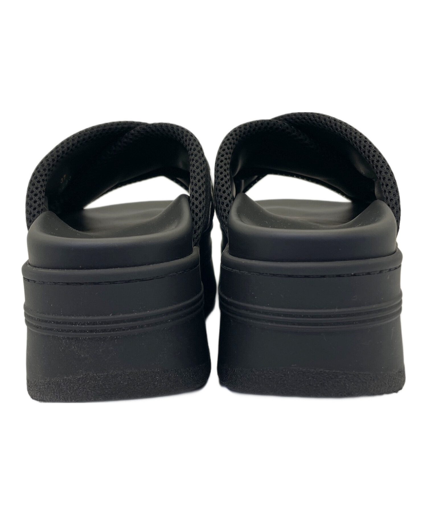 CELINE ロゴ　ストラップサンダル　37 中古・古着通販】CELINE (セリーヌ) クロスストラップサンダル