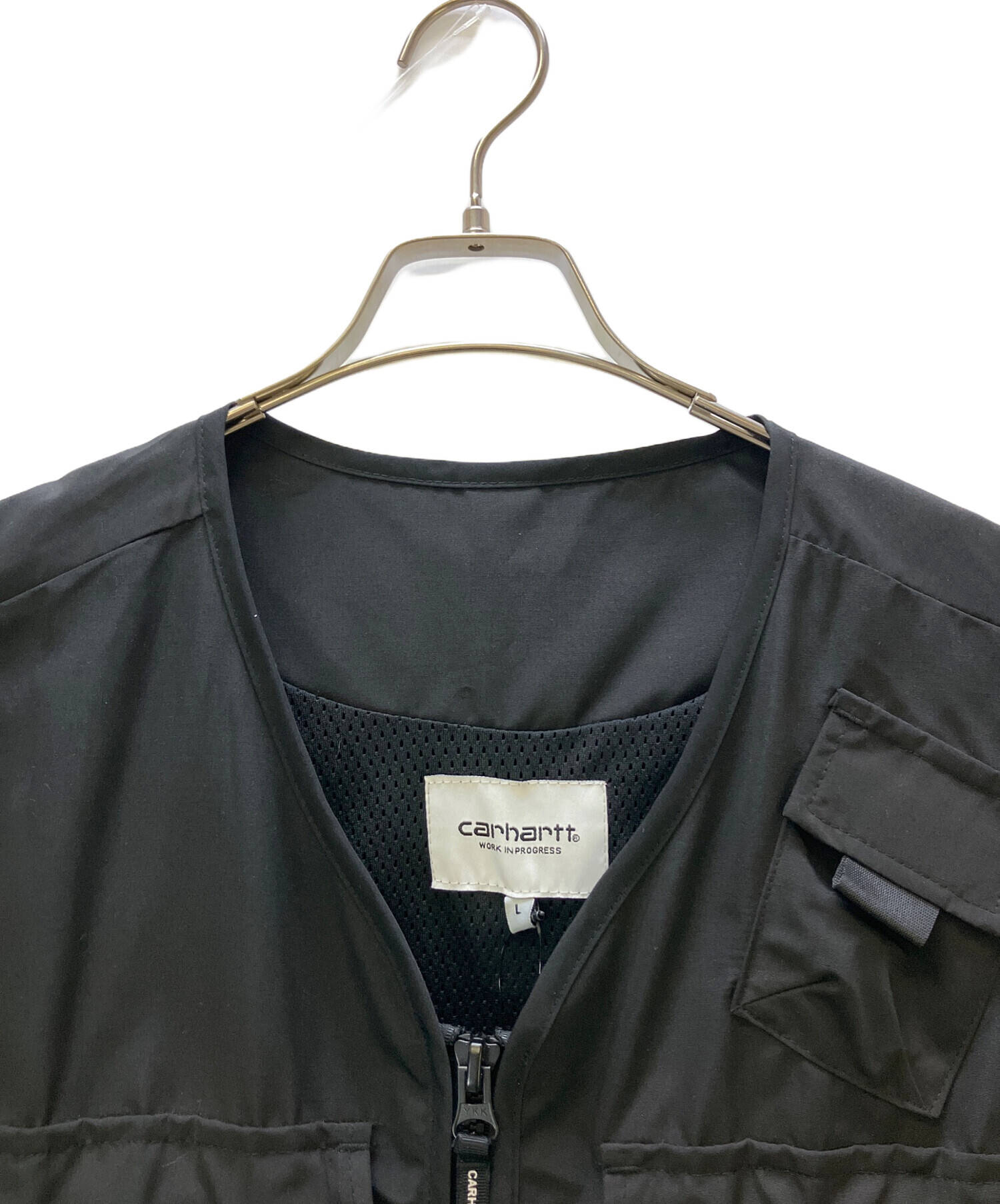 中古・古着通販】CarHartt (カーハート) ナイロンベスト ブラック