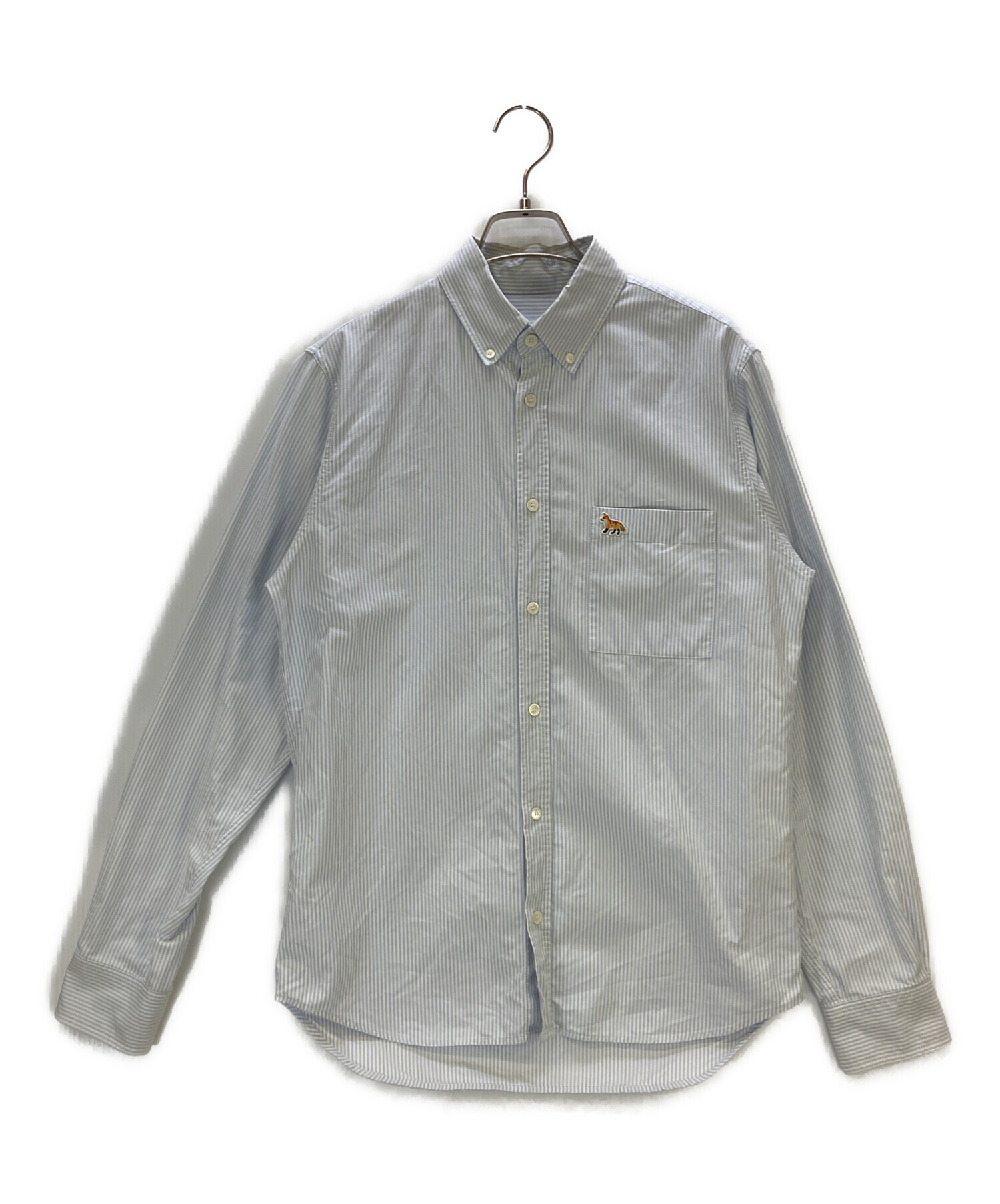 中古・古着通販】maison kitsune (メゾンキツネ) 長袖シャツ スカイ 