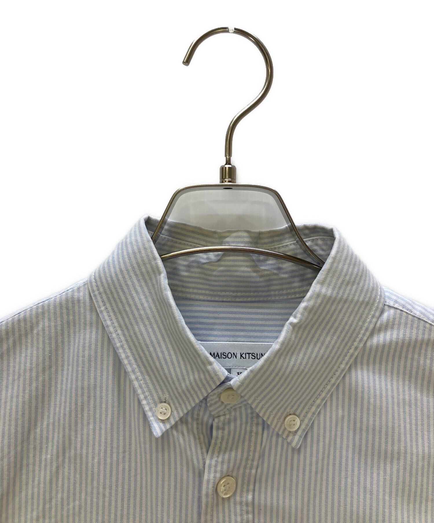 中古・古着通販】maison kitsune (メゾンキツネ) 長袖シャツ スカイ 
