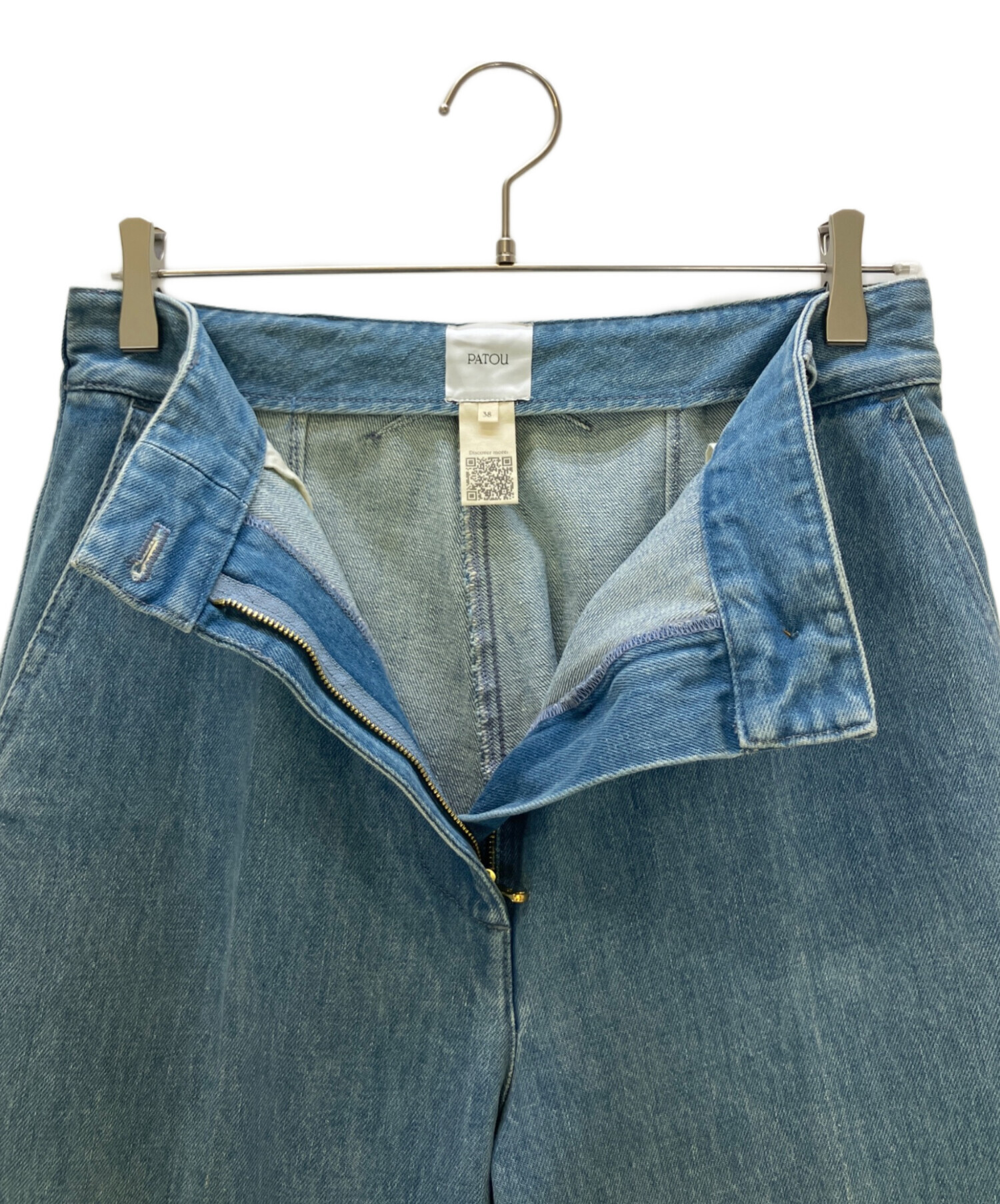 中古・古着通販】patou (パトゥ) デニムパンツ インディゴ サイズ:38