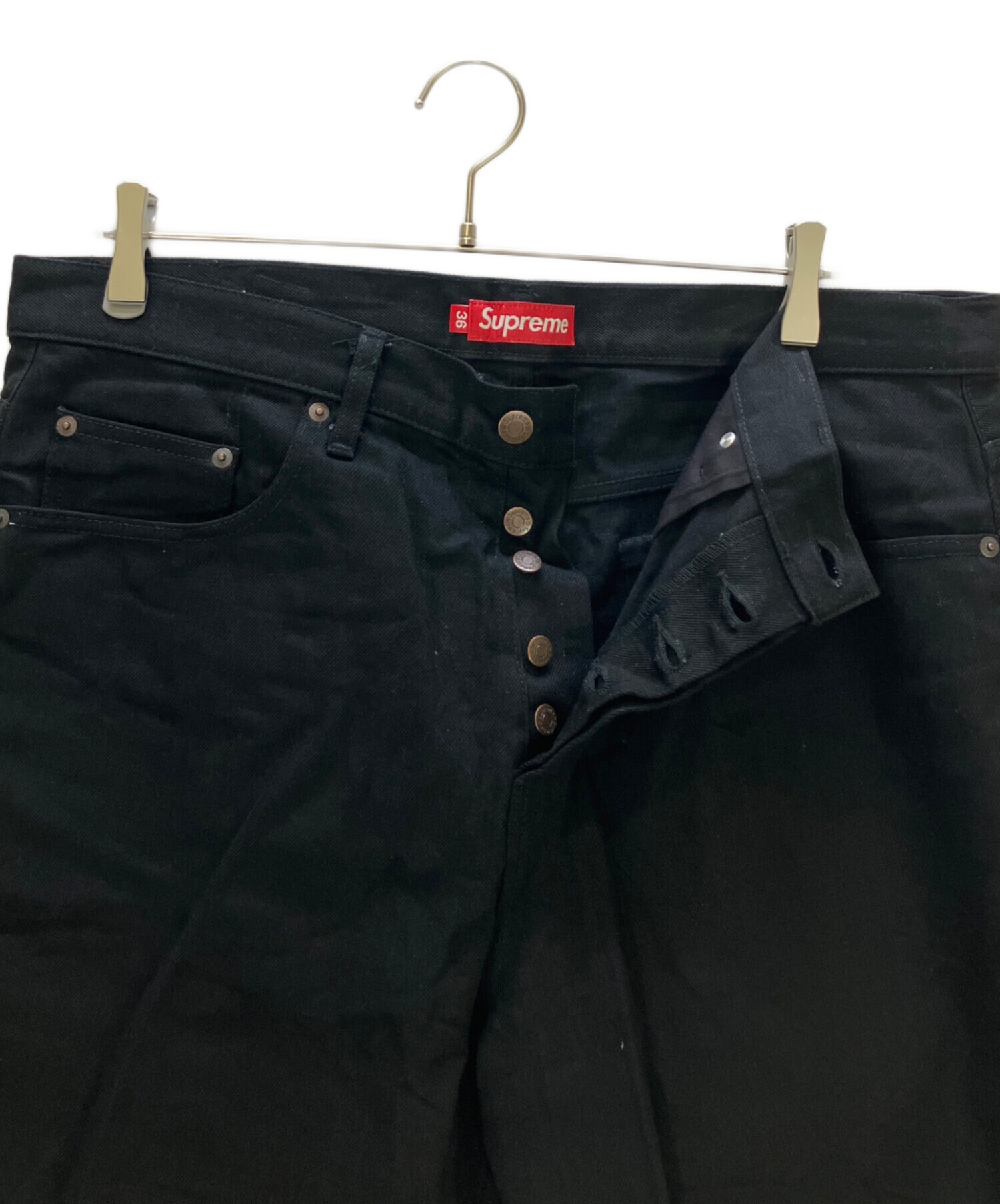 中古・古着通販】Supreme (シュプリーム) パンツ ブラック サイズ:36 