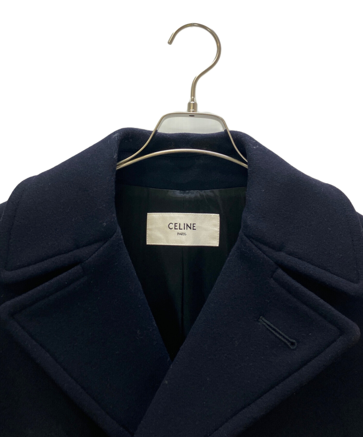 中古・古着通販】CELINE (セリーヌ) ウール オーバーサイズ Pコート