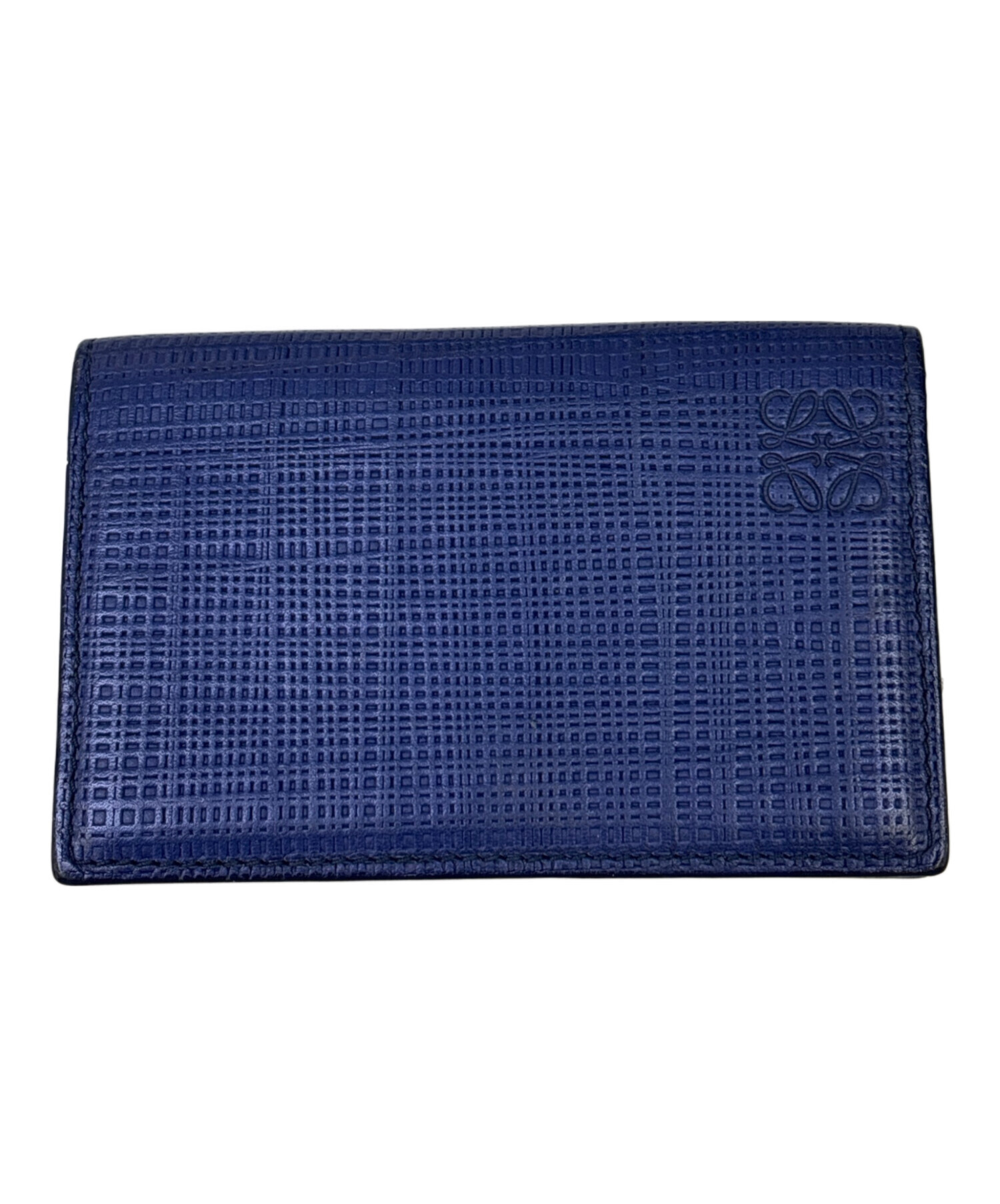 中古・古着通販】LOEWE (ロエベ) カードケース アナグラム ネイビー