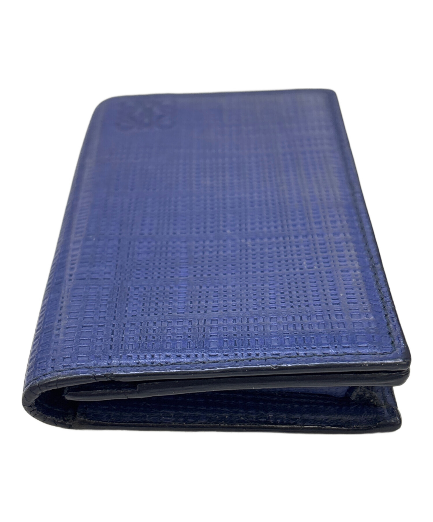 中古・古着通販】LOEWE (ロエベ) カードケース アナグラム ネイビー 中古・古着通販】LOEWE (ロエベ) カードケース アナグラム ネイビー
