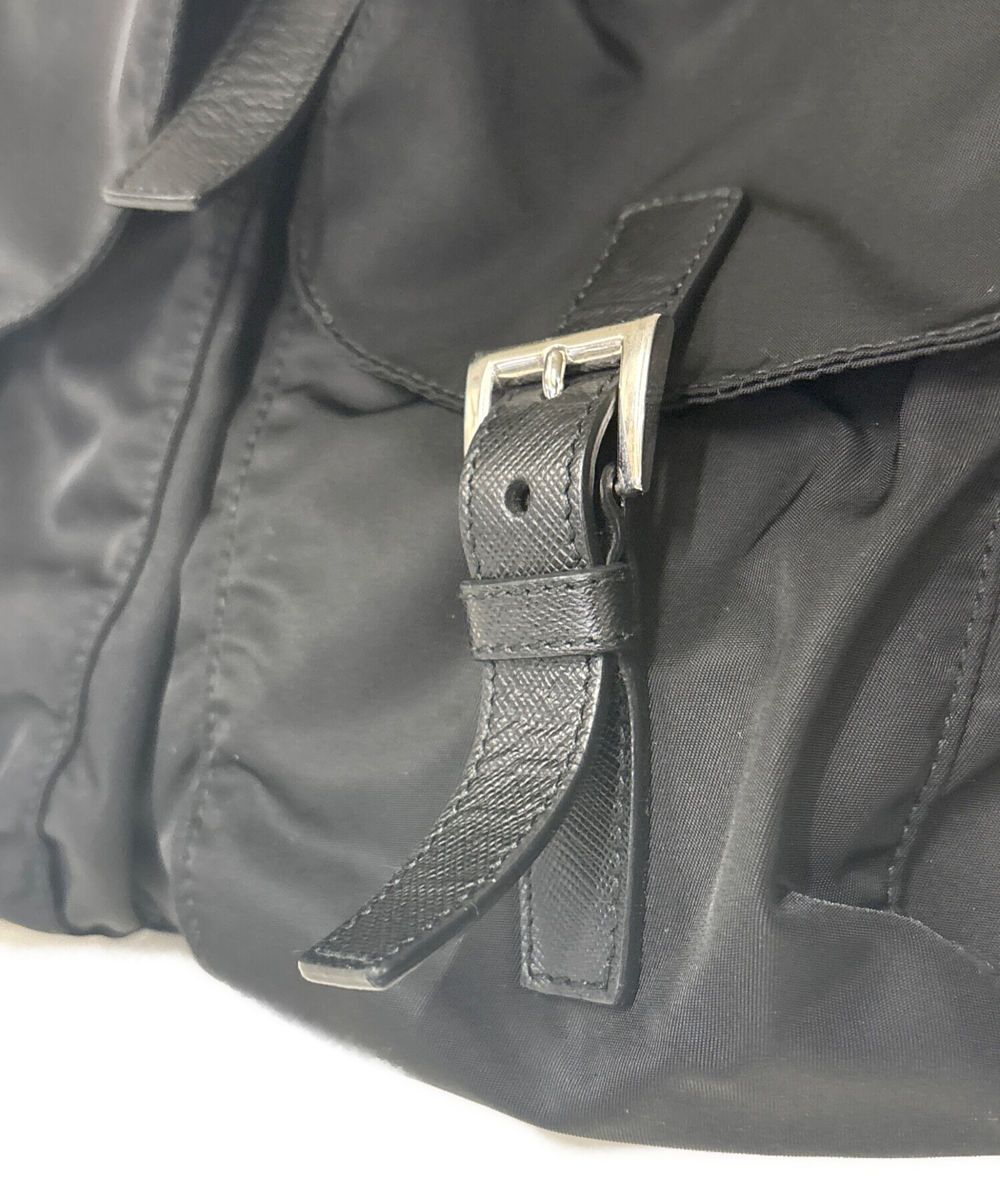 中古・古着通販】PRADA (プラダ) ナイロンリュック ブラック｜ブランド