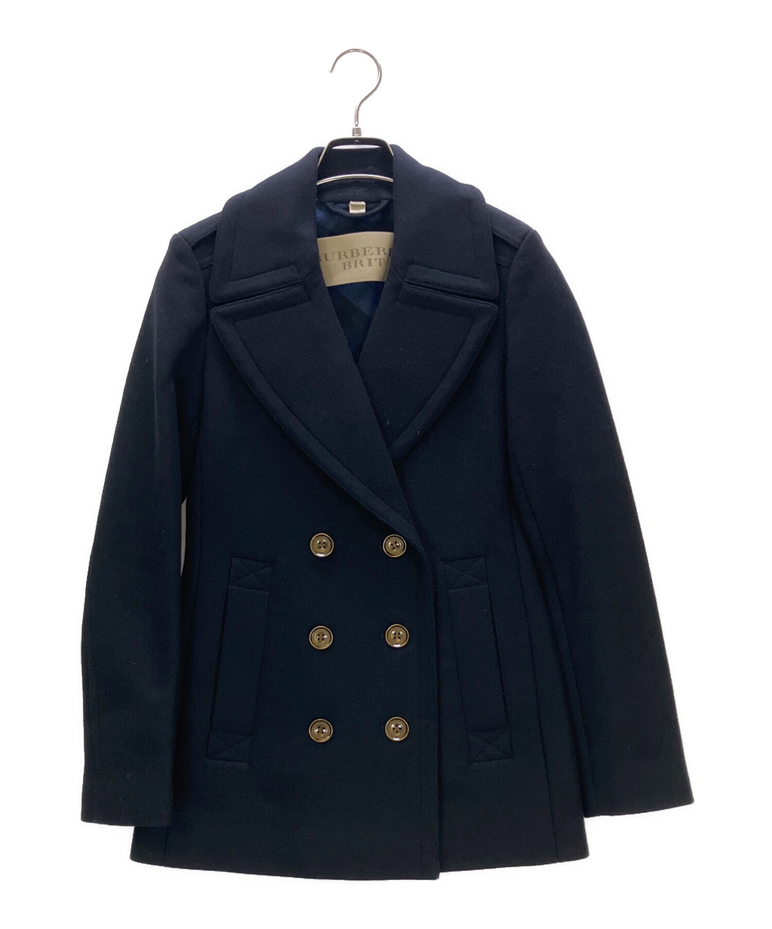 BURBERRY BRIT バーバリーブリット　ロイヤルネイビー 中古・古着通販】BURBERRY BRIT (バーバリーブリット) コート ネイビー