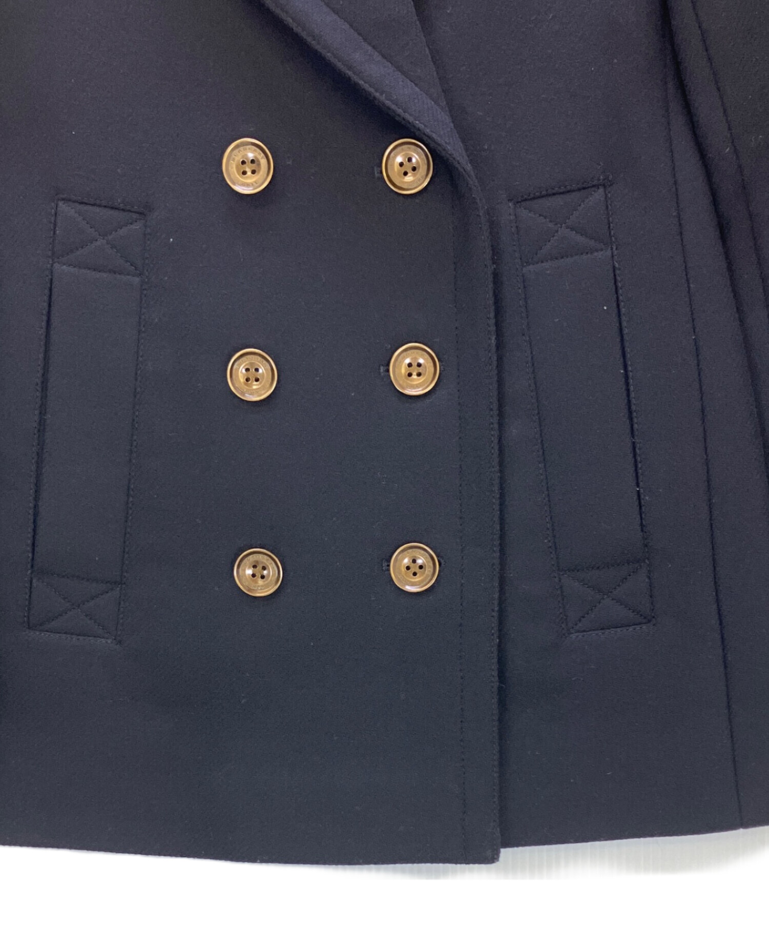 中古・古着通販】BURBERRY BRIT (バーバリーブリット) コート ネイビー