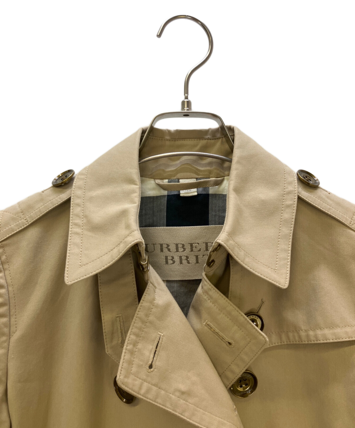中古・古着通販】BURBERRY BRIT (バーバリーブリット) トレンチコート