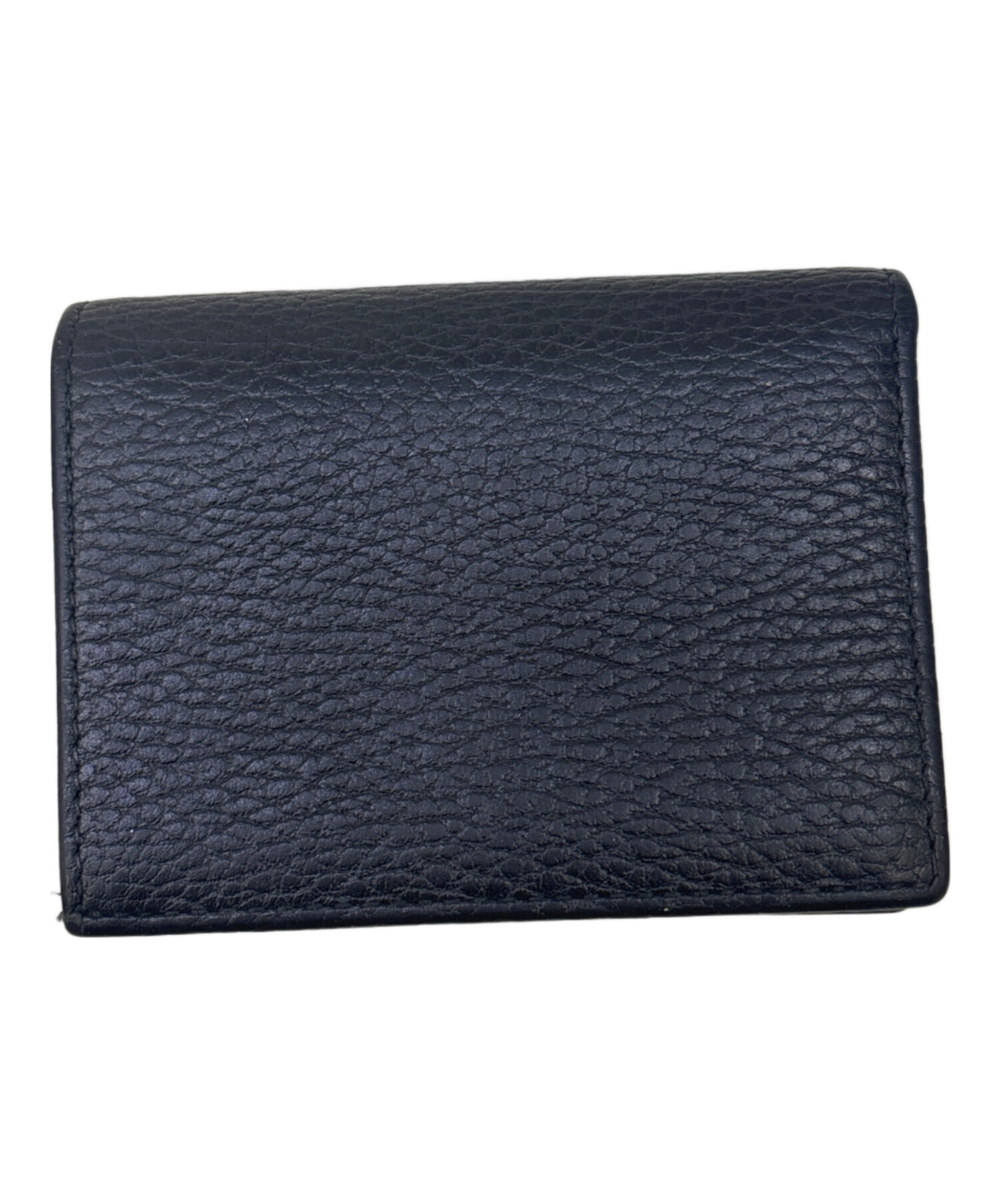 中古・古着通販】GUCCI (グッチ) 2つ折り財布 GGマーモント ブラック
