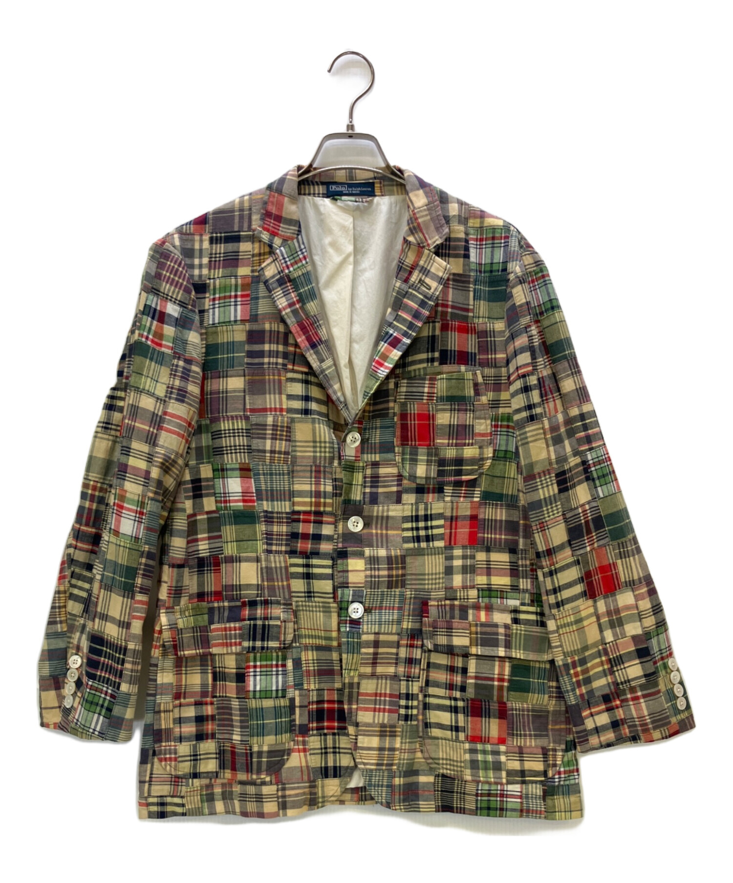 ⭐️レアRalph Laurenイタリア製パッチワークジャケット　サイズ40 中古・古着通販】POLO RALPH LAUREN (ポロ・ラルフローレン) パッチ