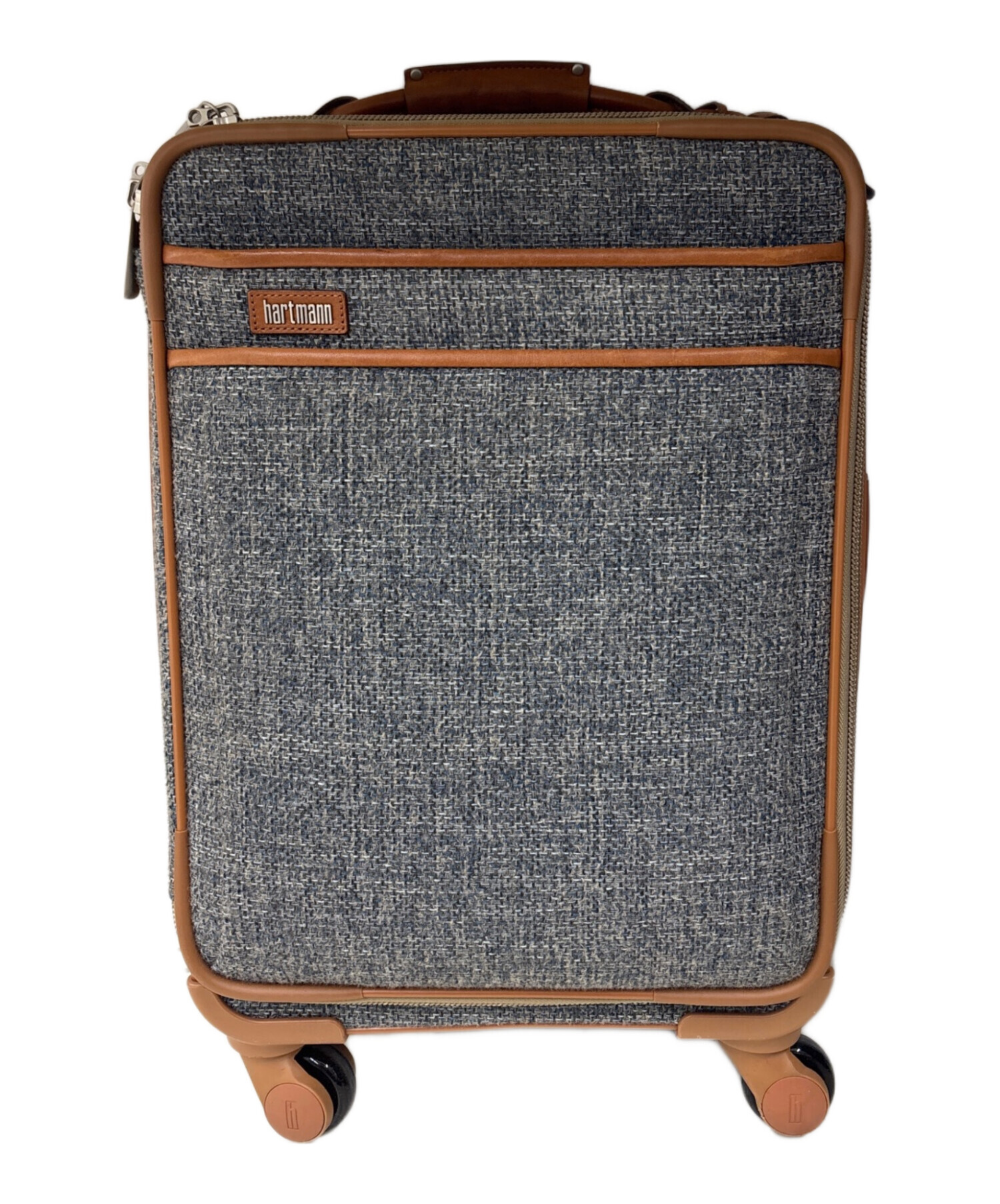 中古・古着通販】hartmann (ハートマン) キャリーバッグ BLUE TWEED