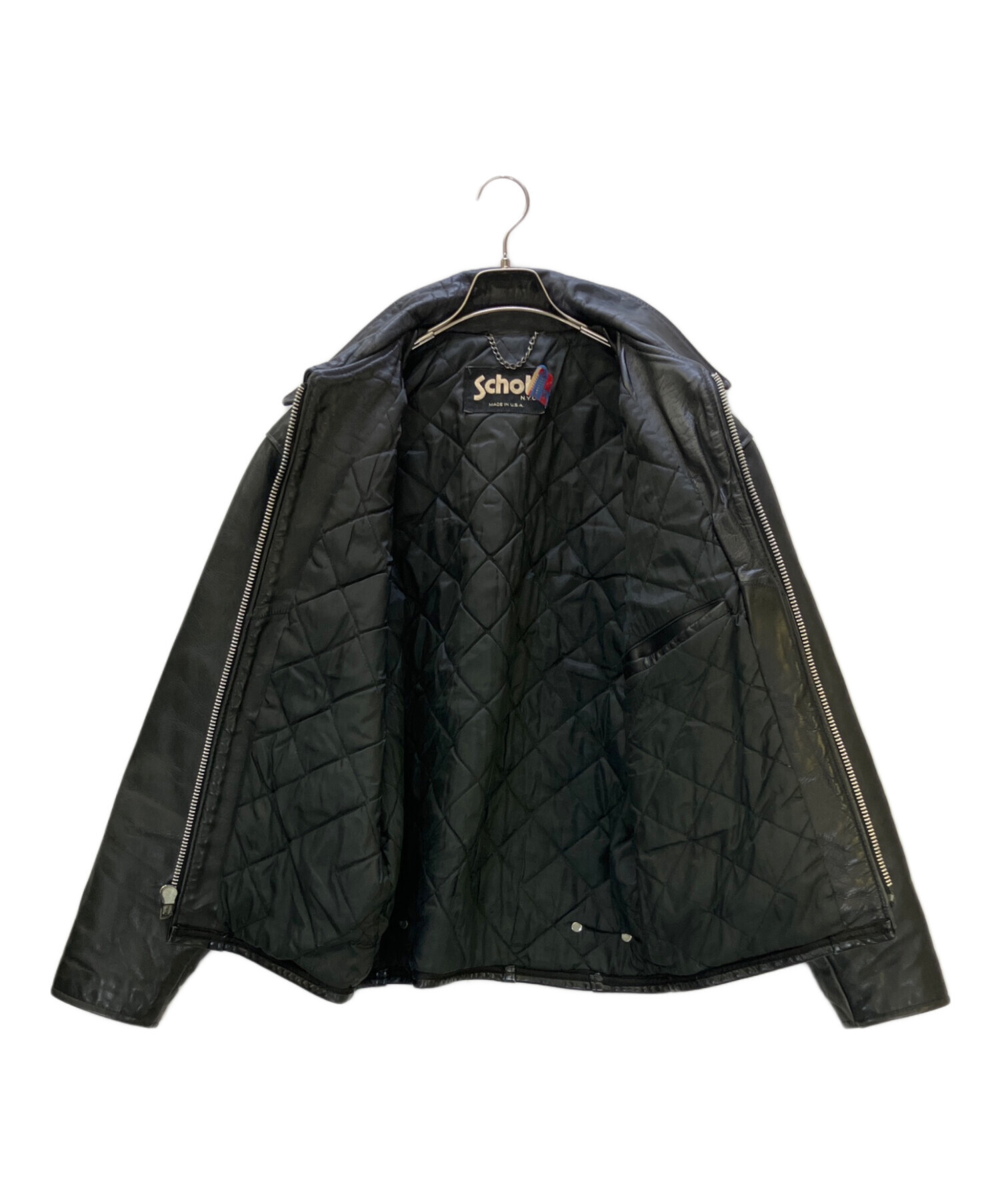 中古・古着通販】Schott (ショット) シングルライダースジャケット