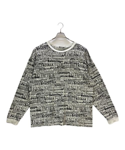 Balenciaga バレンシアガ　国旗　長袖カットソー　ロンt 中古・古着通販】BALENCIAGA (バレンシアガ) 長袖カットソー 19AW Wave