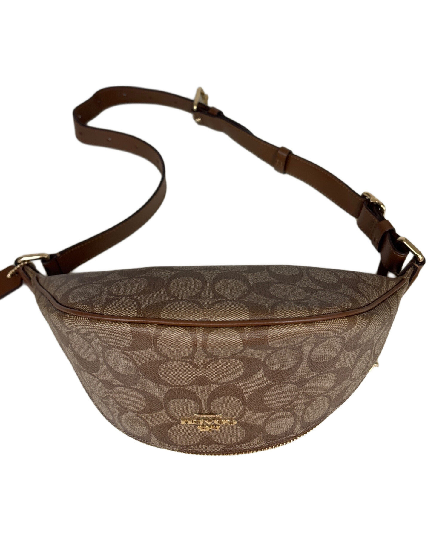 中古・古着通販】COACH (コーチ) ボディーバッグ ベージュ｜ブランド
