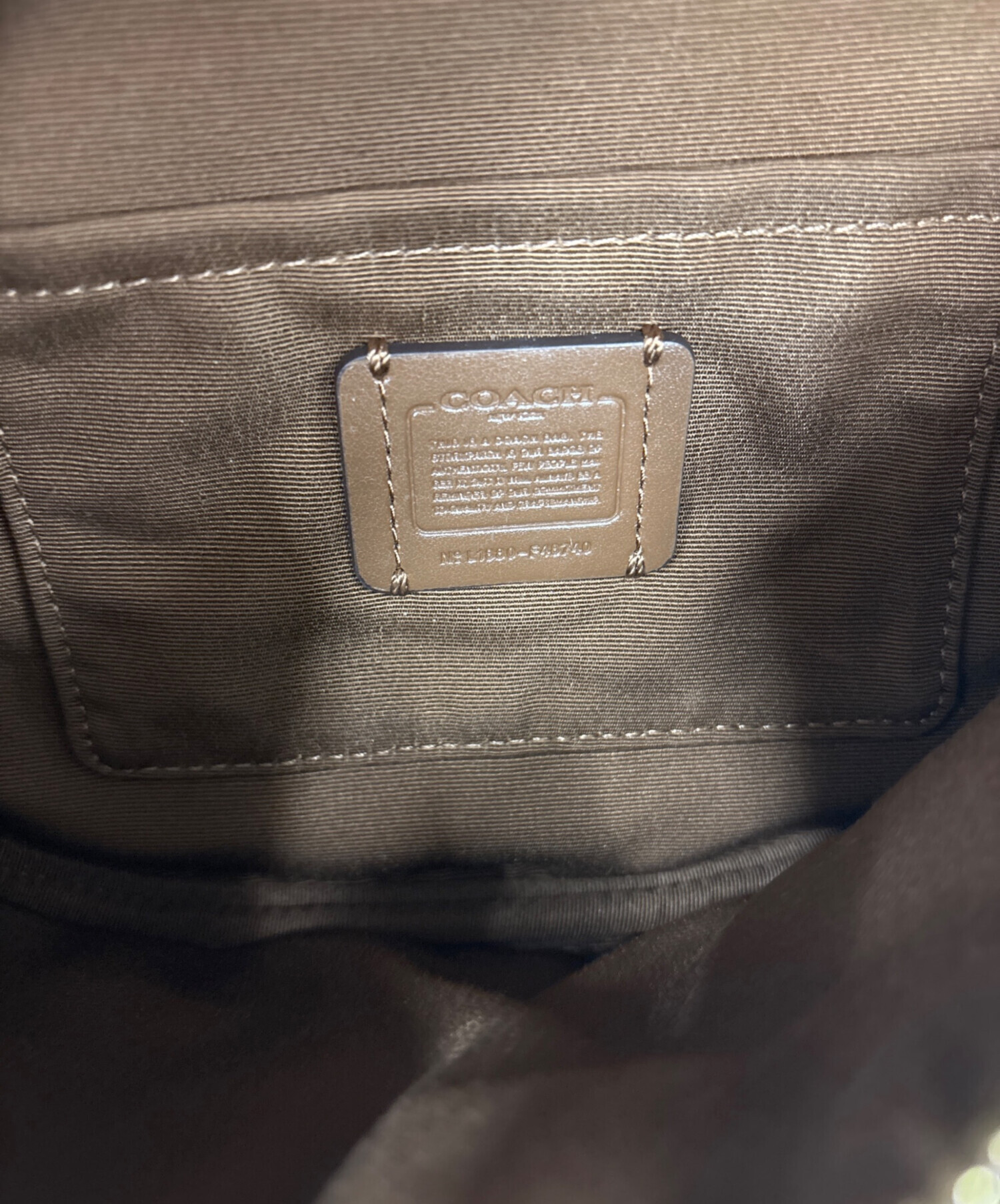 中古・古着通販】COACH (コーチ) ボディーバッグ ベージュ｜ブランド