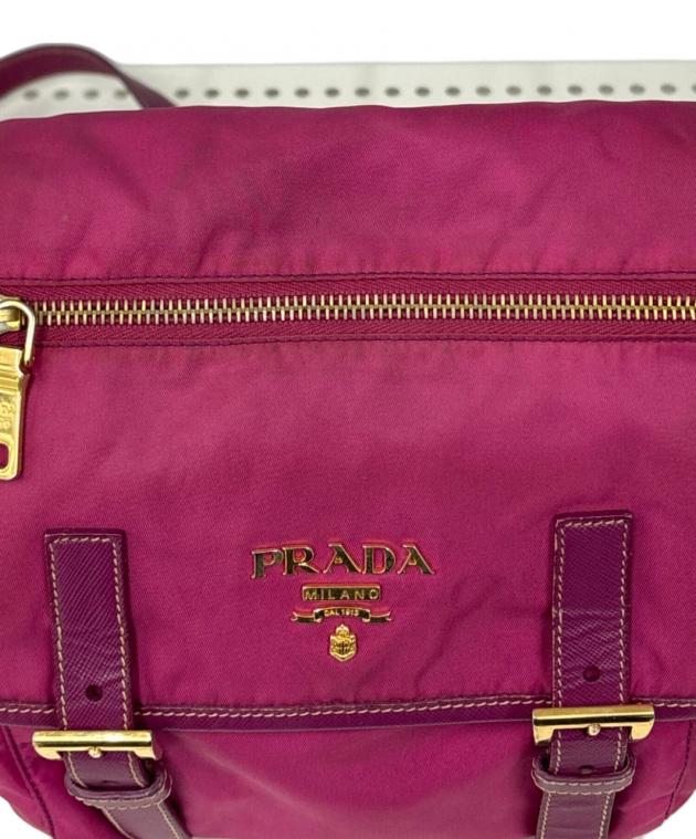 中古・古着通販】PRADA (プラダ) ショルダーバッグ ショッキングピンク