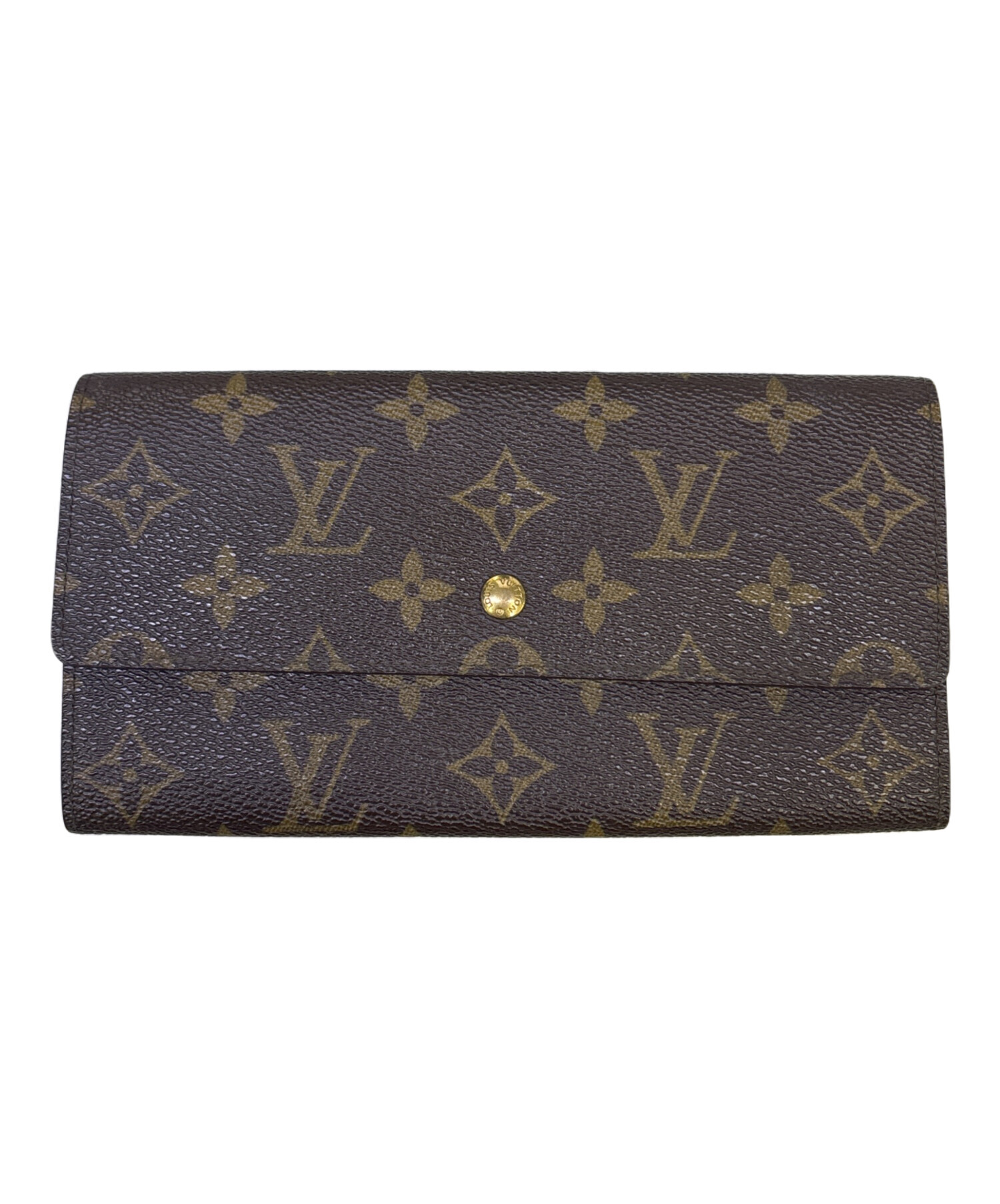 ルイヴィトン 長財布 モノグラム ポシェット ポルトモネ クレディ ブランド財布 中古・古着通販】LOUIS VUITTON (ルイ ヴィトン) 長財布 ポシェット