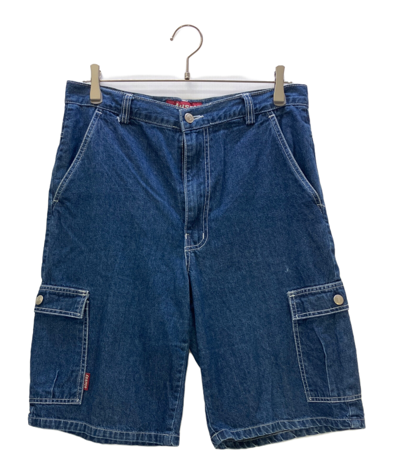 OLD STUSSY ステューシー カーゴショートパンツ ネイビー 中古・古着通販】stussy (ステューシー) カーゴショーツ OLD STUSSY