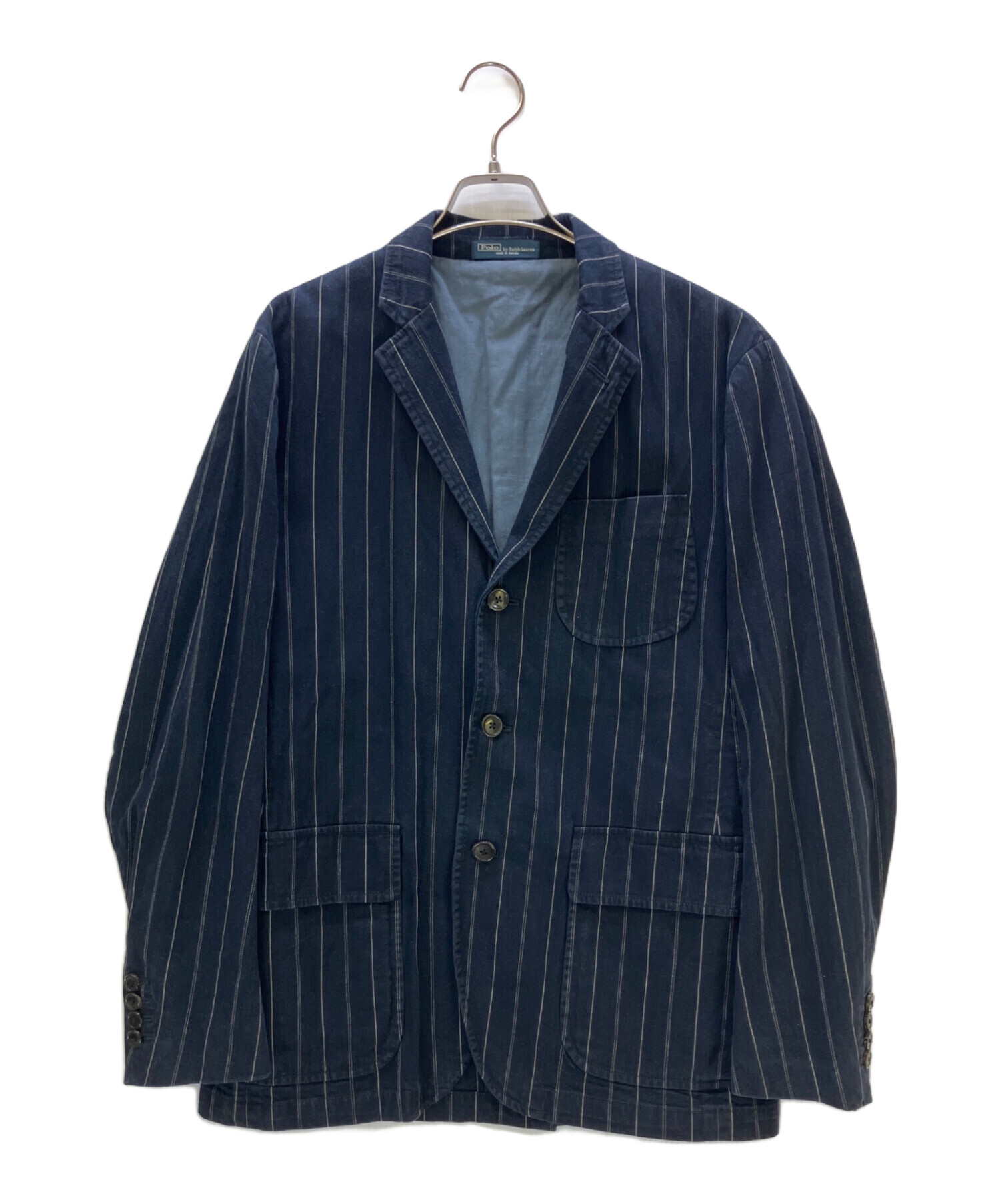 【Polo Ralph Lauren 】テーラードジャケット ネイビー 中古・古着通販】POLO RALPH LAUREN (ポロ・ラルフローレン