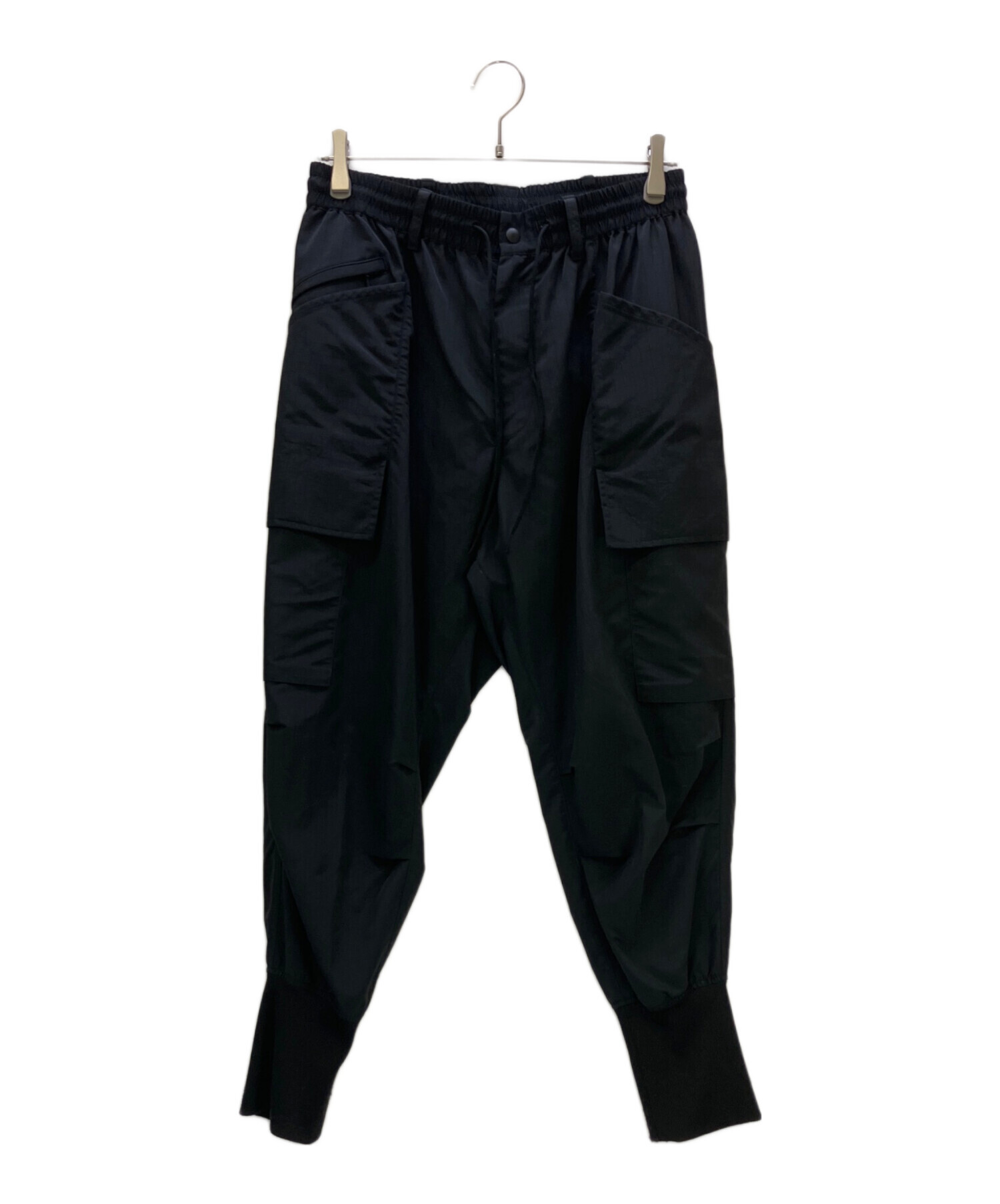 Y-3 ブラック サルエルパンツ XSサイズ A2E001 中古・古着通販】Y-3 (ワイスリー) サルエルパンツ ブラック サイズ:S