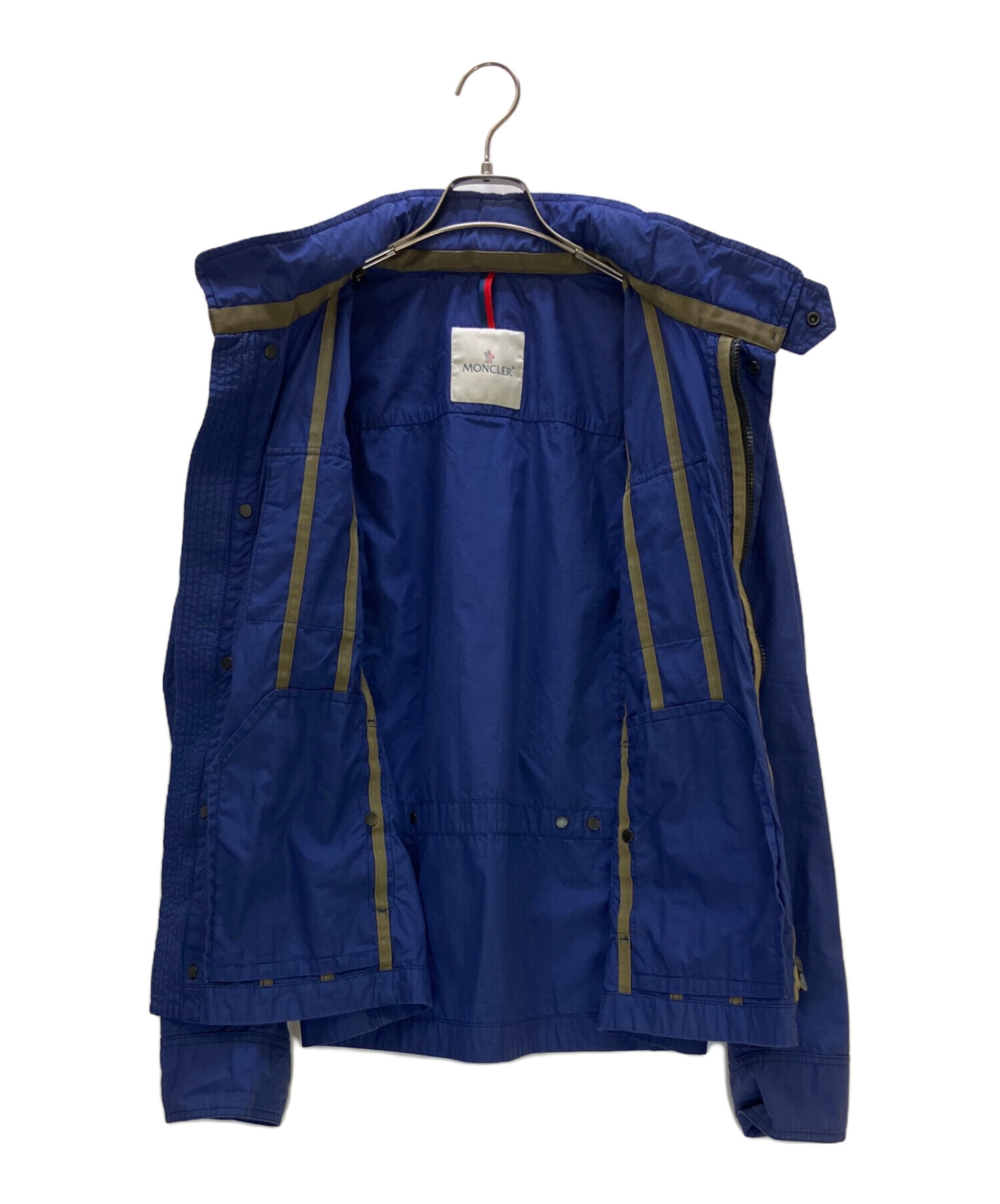 MONCLER モンクレール ナイロン M-65 ミリタリージャケット サイズ4 中古・古着通販】MONCLER (モンクレール) ジャケット M-65 ブルー