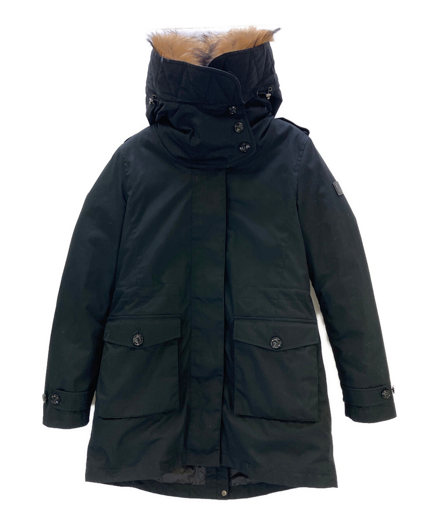 中古・古着通販】WOOLRICH (ウールリッチ) ダウンコート ブラック 