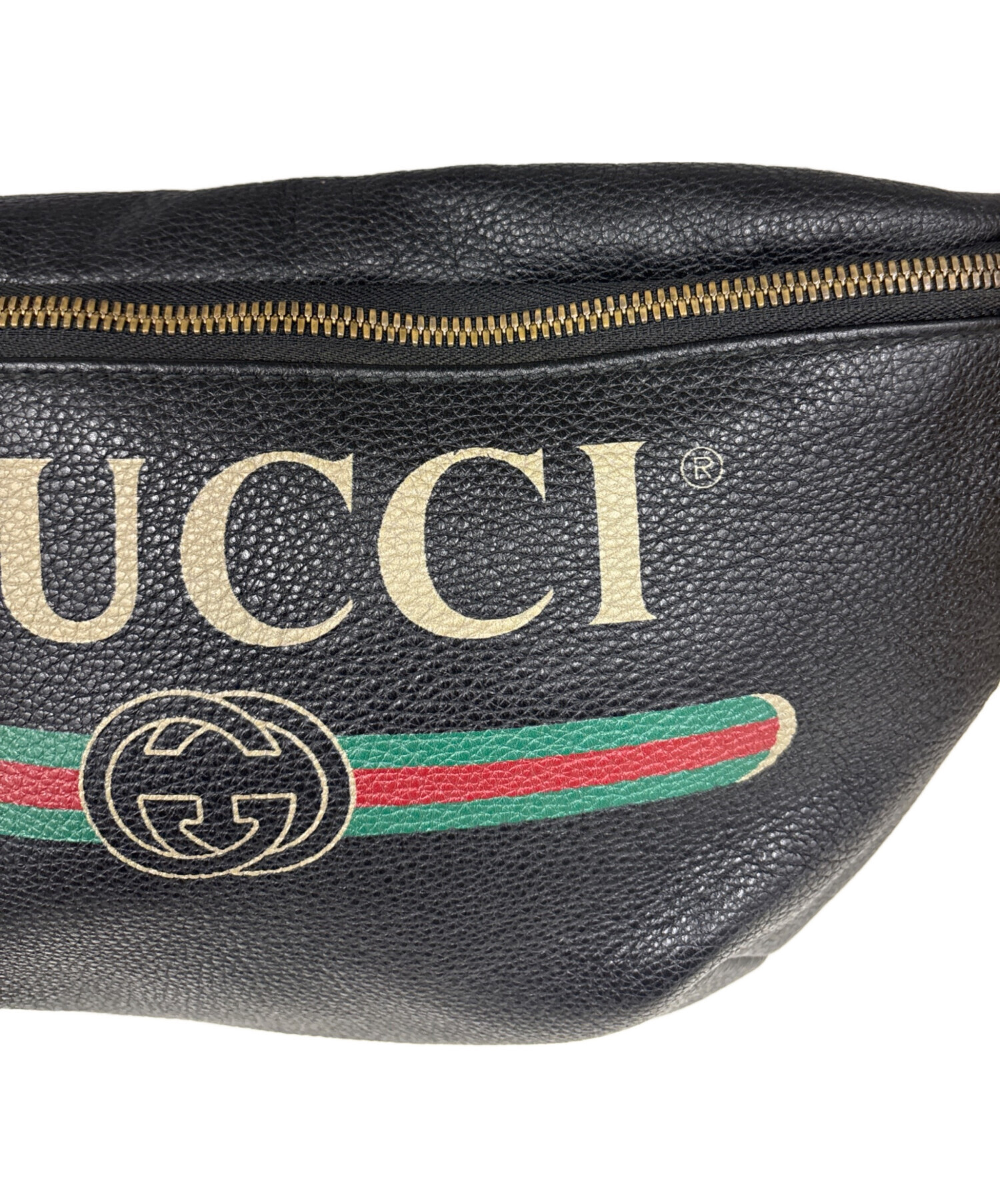 中古・古着通販】GUCCI (グッチ) ボディバッグ プリントロゴ シェリー