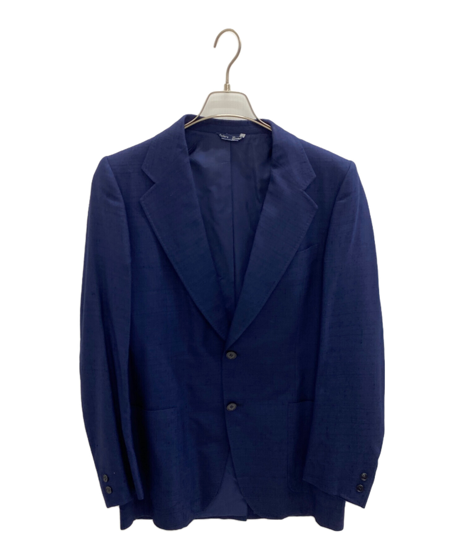 【美品】イタリア製 紺ウールテーラードジャケット 48 中古・古着通販】HERNO (ヘルノ) テーラードジャケット ネイビー