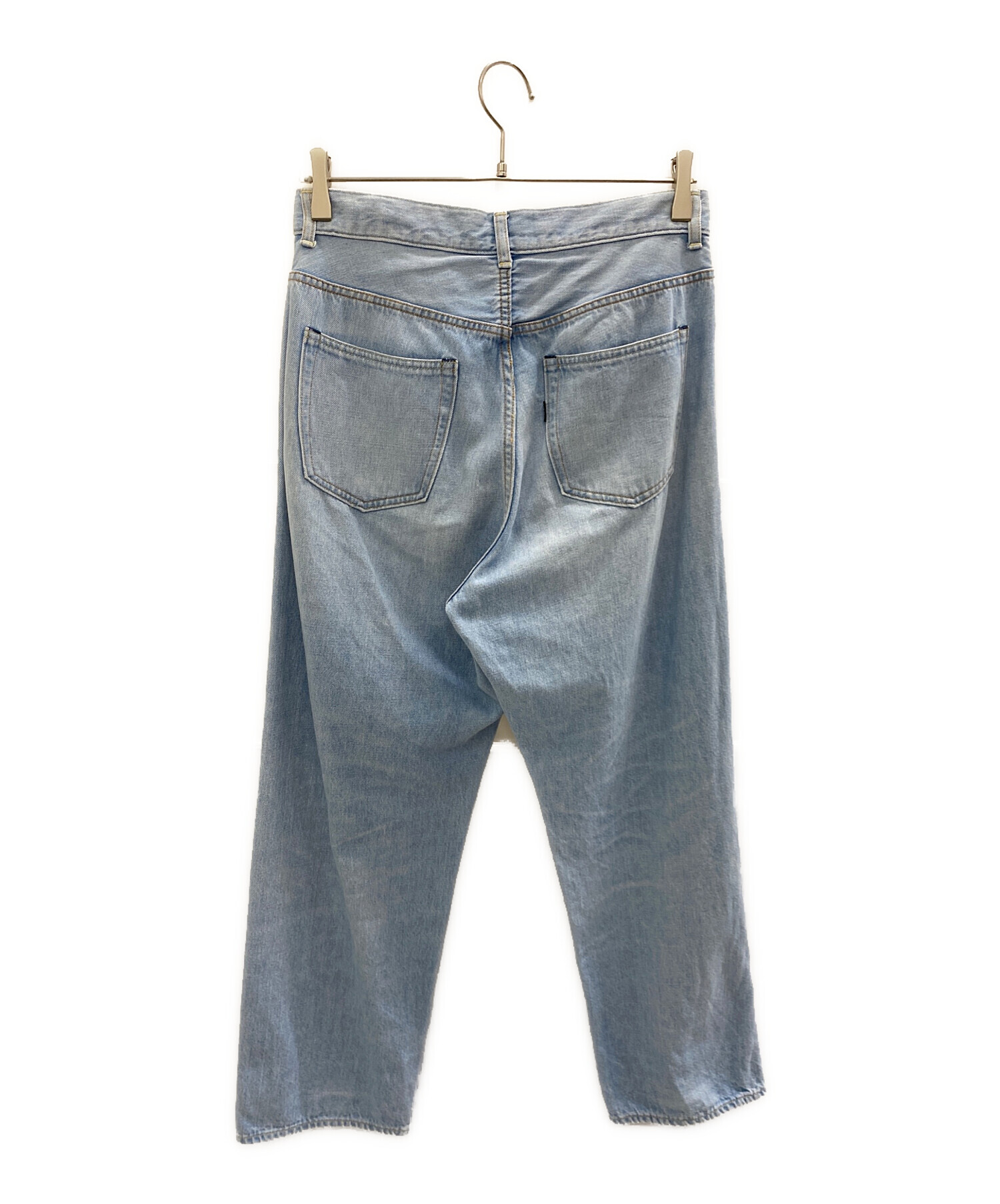 新品未使用　YAECA 中古・古着通販】YAECA (ヤエカ) ワイドデニムパンツ ブルー サイズ