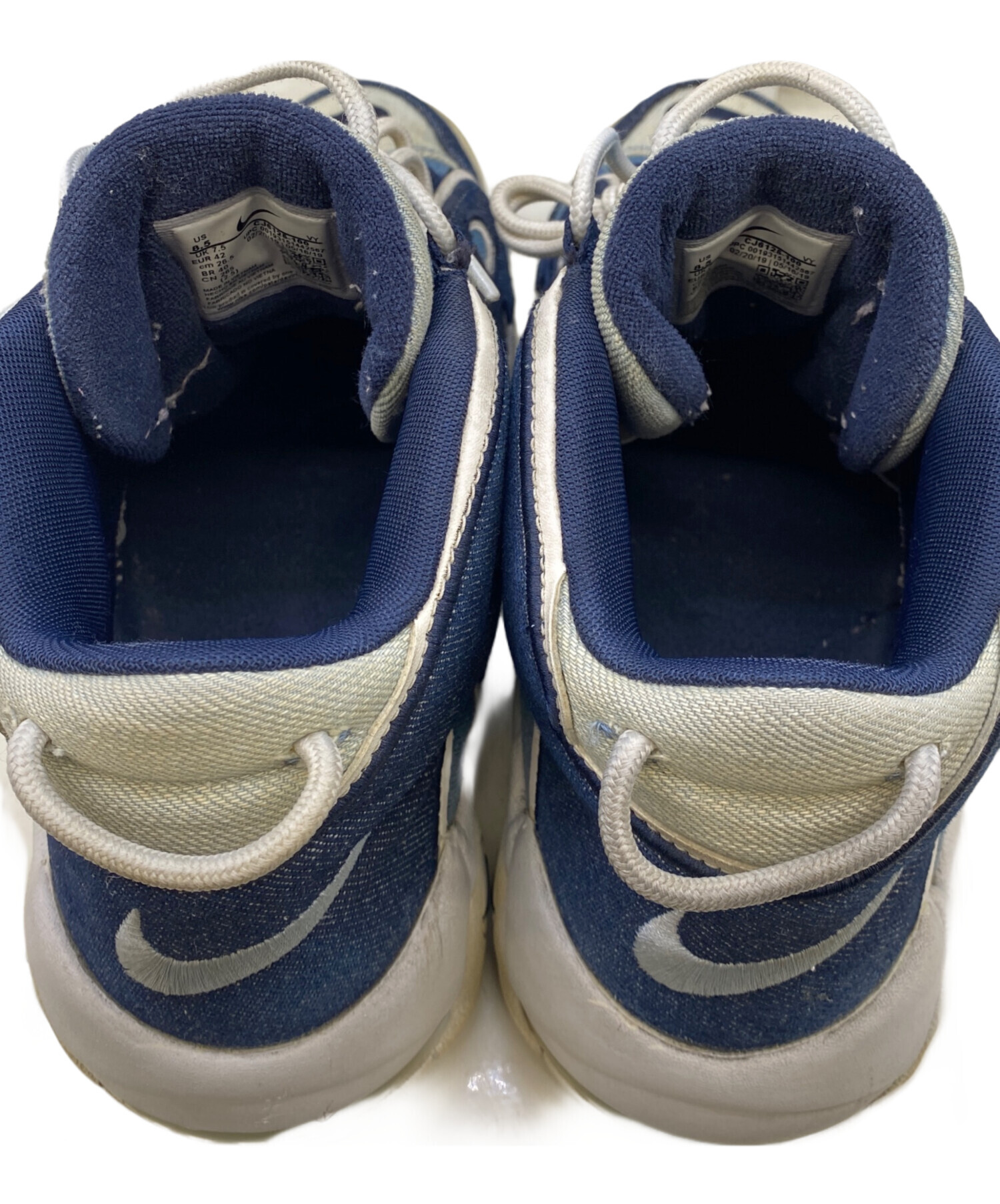ナイキ エアモア アップテンポ96 デニム 中古・古着通販NIKE (ナイキ 