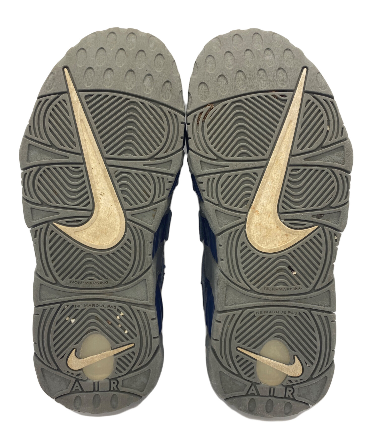 中古・古着通販】NIKE (ナイキ) AIR MORE UPTEMPO 96 グレー×ネイビー