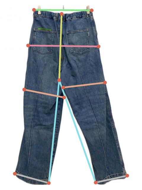 中古・古着通販】TTT MSW (ティー) デニムパンツ ブルー サイズ:L