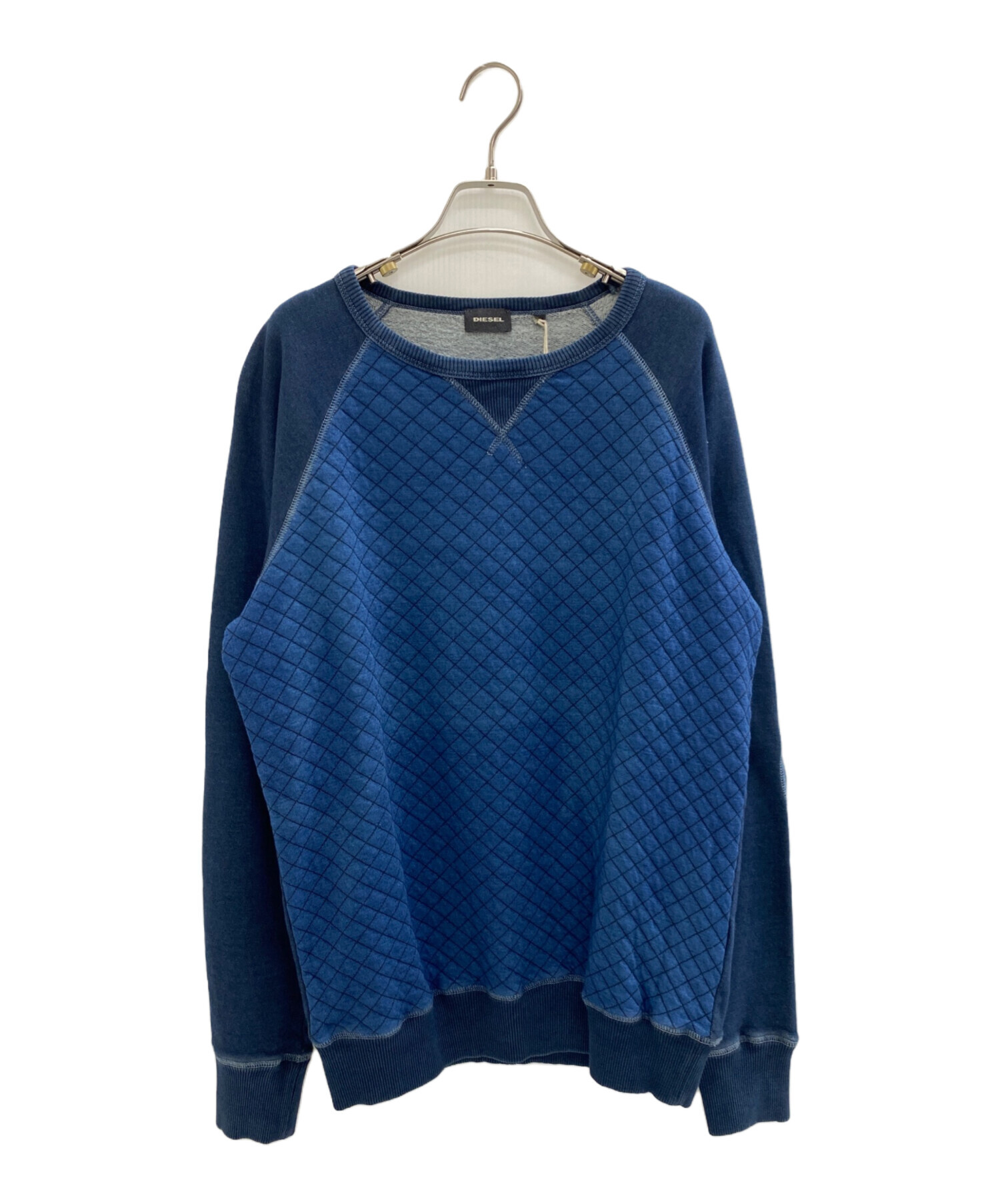 中古・古着通販】DIESEL (ディーゼル) スウェット ブルー サイズ:不明 