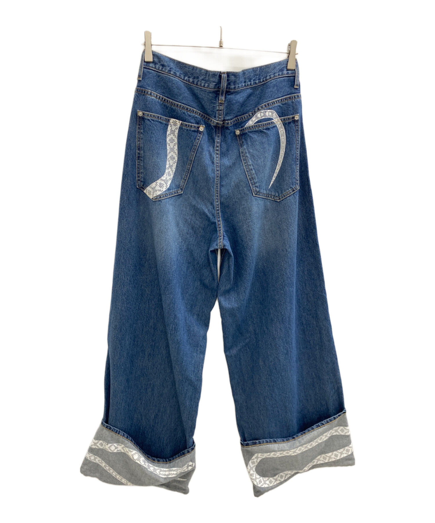 中古・古着通販】soerte (ソエルテ) デニムパンツ インディゴ サイズ 