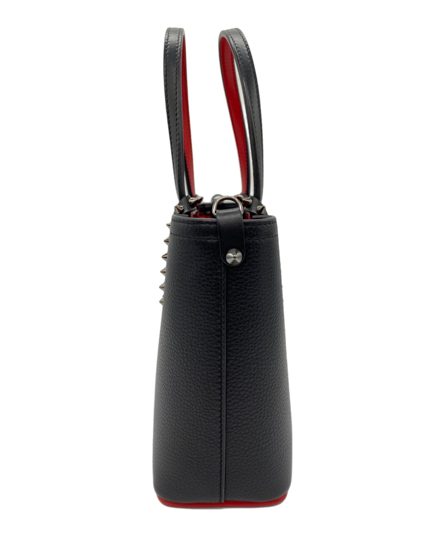 Christian Louboutin スパイクバッグ 黒赤 Christian Louboutin スパイクバッグ 黒赤 Christian Louboutin