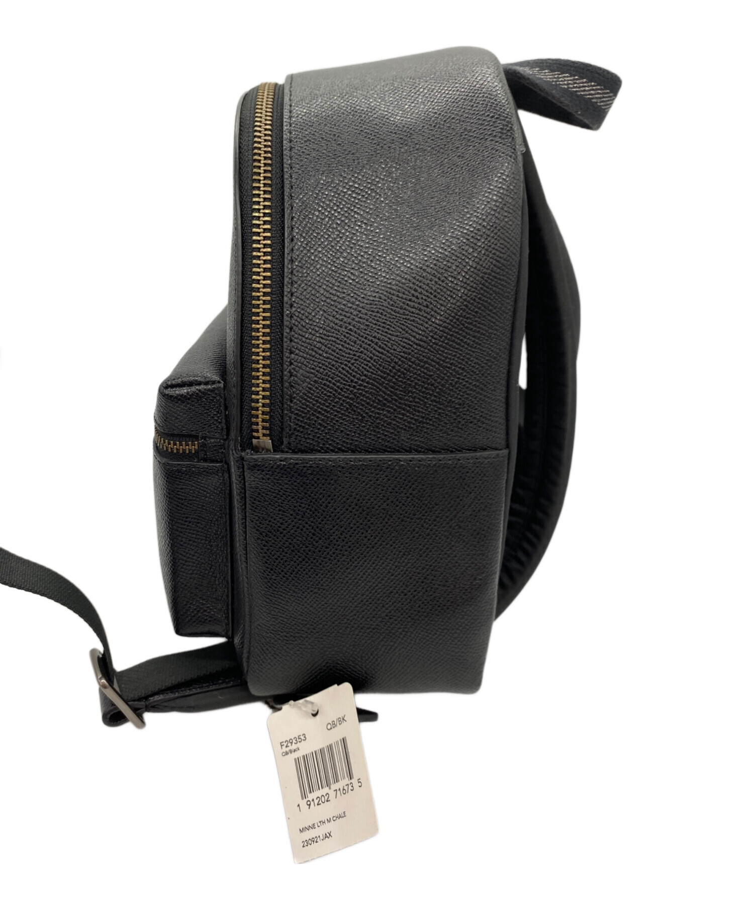 中古・古着通販】COACH (コーチ) リュック ブラック 未使用品 