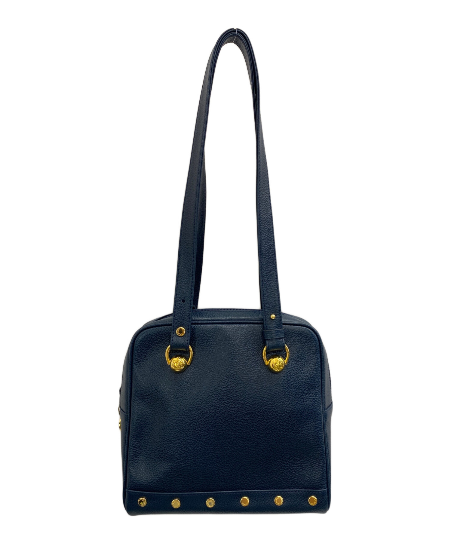 中古・古着通販】LANVIN (ライバン) ショルダーバッグ ネイビー 