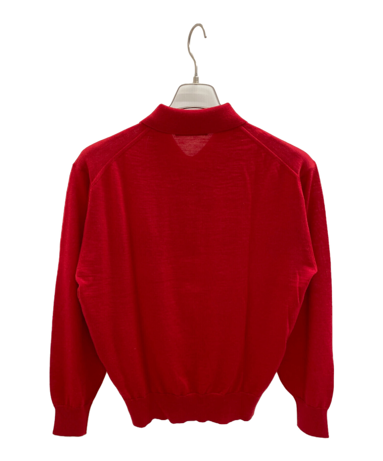 Yves Saint Laurentイヴサンローラン ニットポロシャツ ブラック DEAD STOCK】80-90s Yves Saint Lauren Long-sleeve Knit Polo Shirts
