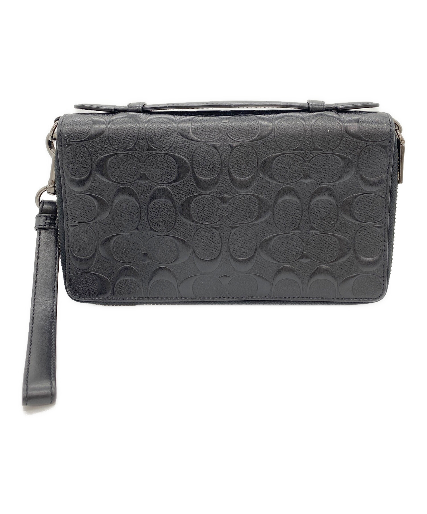 COARCH セカンド 中古・古着通販】COACH (コーチ) セカンドバッグ ブラック｜ブランド