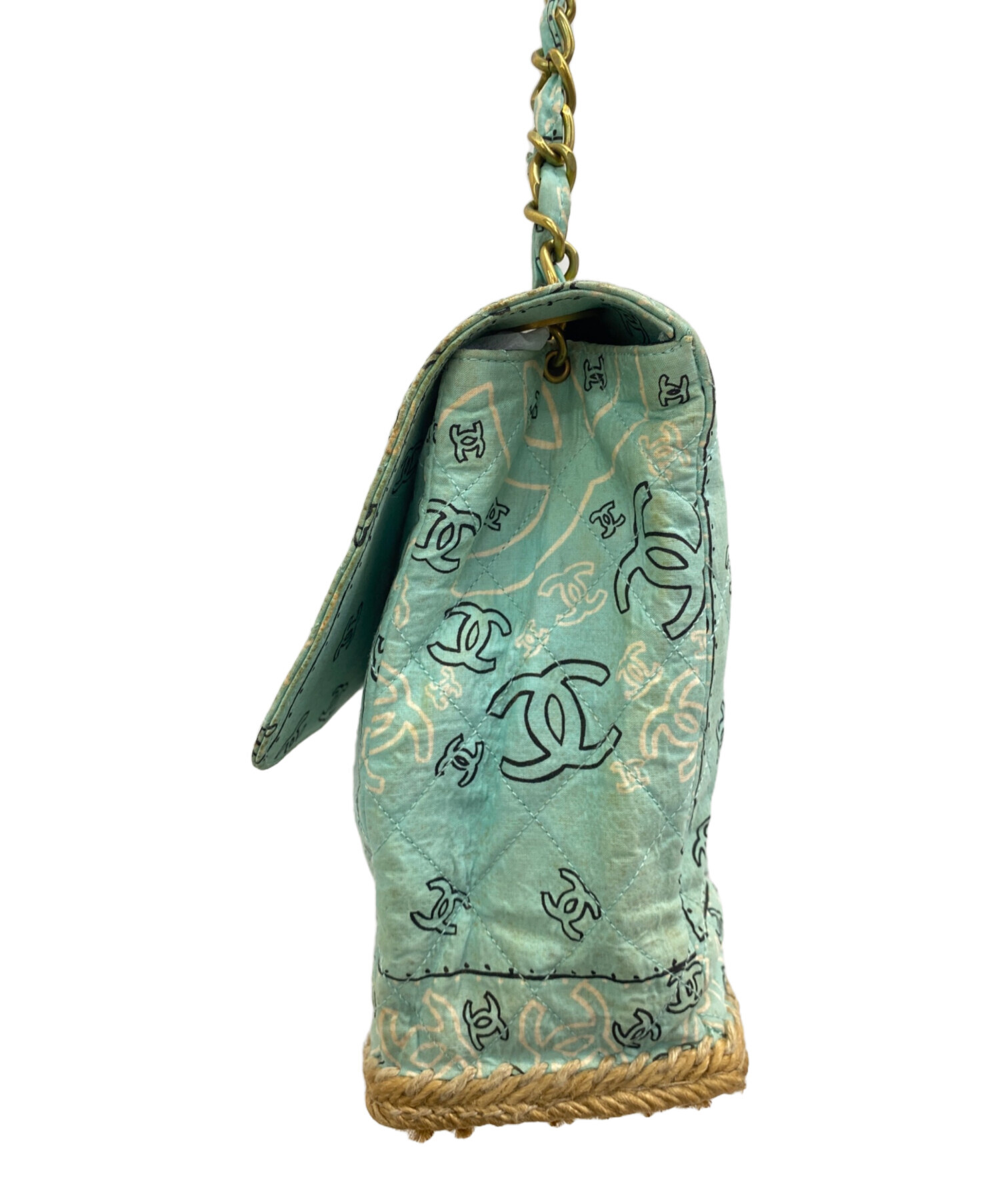 中古・古着通販】CHANEL (シャネル) デカマトラッセ 黄緑