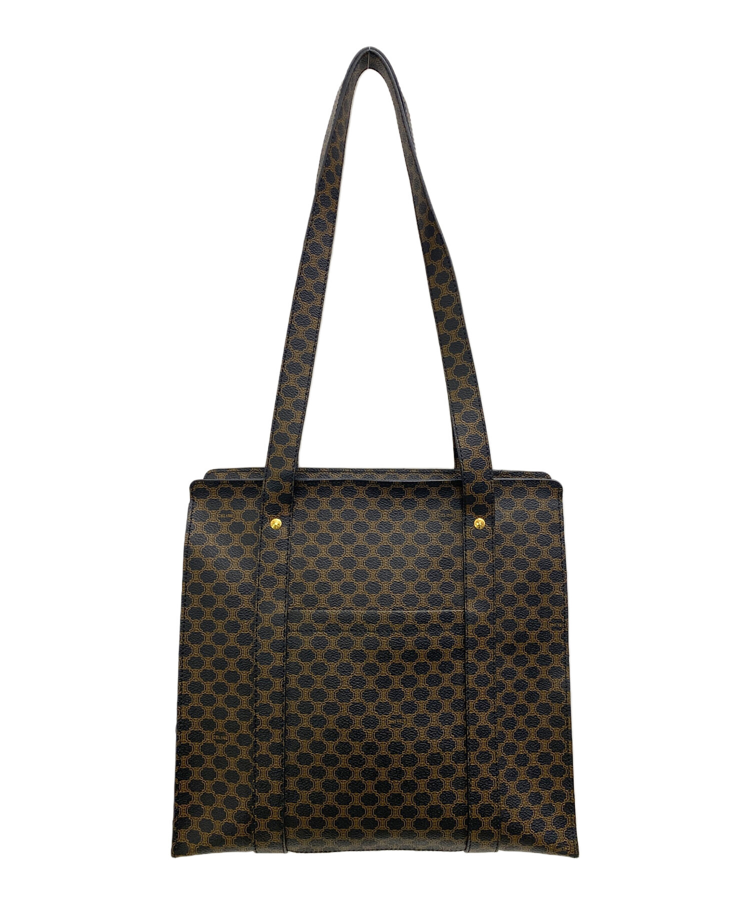 中古・古着通販】CELINE (セリーヌ) ショルダートートバッグ ブラック