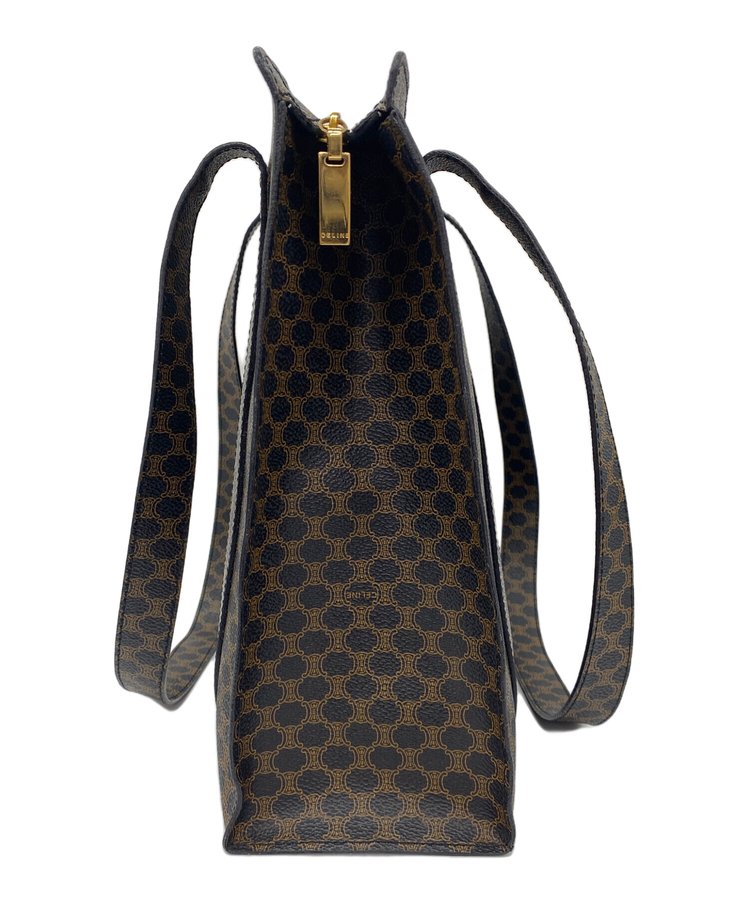 中古・古着通販】CELINE (セリーヌ) ショルダートートバッグ ブラック