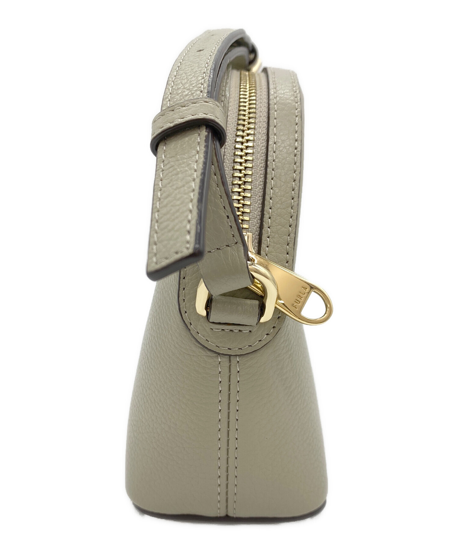 中古・古着通販】FURLA (フルラ) ショルダーバッグ ライトグレー 